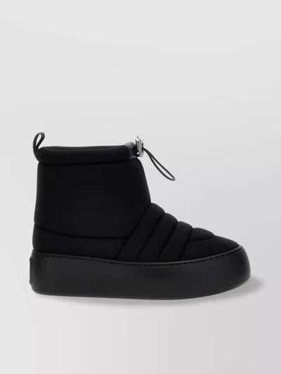 Roger Vivier Viv Winter Puffy Bootie In Black