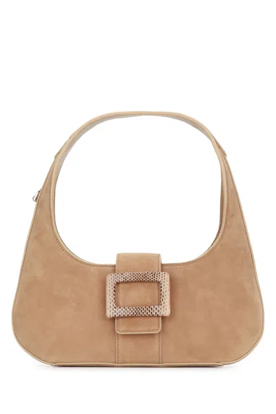 Roger Vivier Vivier Hobo Bag In Beige