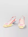 Roger Vivier Vivier Slingback Pumps Square Toe Leather Sole In Multi