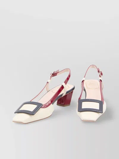 Roger Vivier Vivier Slingback Pumps With Covered Buckle Detail