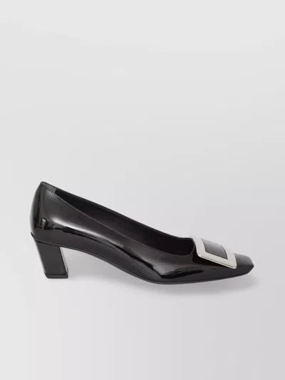 Roger Vivier Vivier Square Buckle Leather Pumps