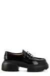 Roger Vivier Wallaviv Strass Buckle Loafers In Patent Leather