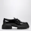 Roger Vivier Wallaviv Strass Buckle Patent Leather Loafers
