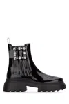 Roger Vivier Wallaviv Str Buckle Chelsea Bootie In Black