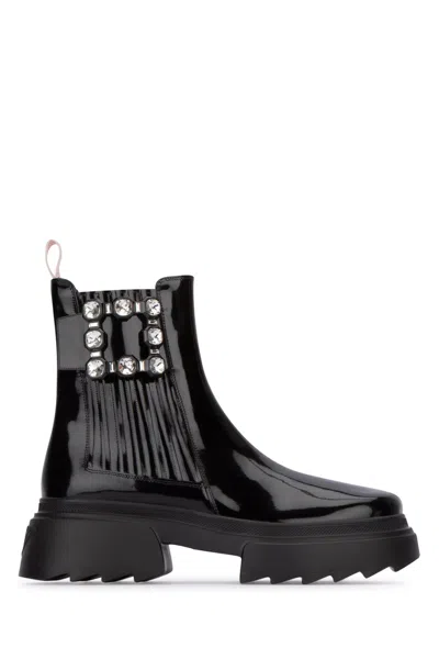 ROGER VIVIER WALLAVIV STR BUCKLE CHELSEA BOOTIE