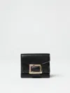Roger Vivier Belle Vivier Leather Wallet In Black