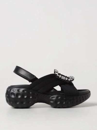 Roger Vivier Wedge Shoes  Woman Color Black In Black