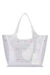 Roger Vivier White Geometric-printed Tote Bag In White