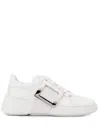 Roger Vivier Women Viv Skate High Leather Sneakers