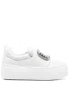 Roger Vivier Viv Up Sneakers In White