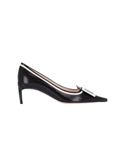 Roger Vivier With Heel In Black