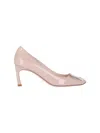 Roger Vivier Trompette Embellished Buckle Pumps