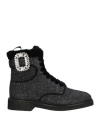 Roger Vivier Viv Rangers Boot In Black