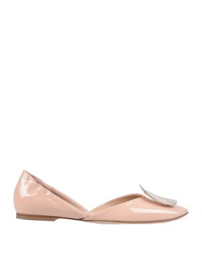 Roger Vivier Ballet Flats In Pink