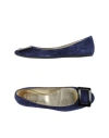 Roger Vivier Woman Ballet Flats Midnight Blue Size 4.5 Soft Leather In Blue