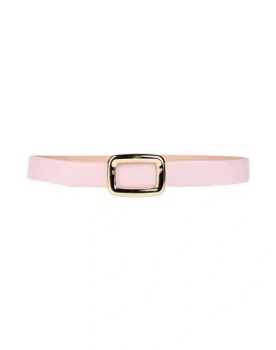 Roger Vivier Woman Belt Pink Size 32 Leather