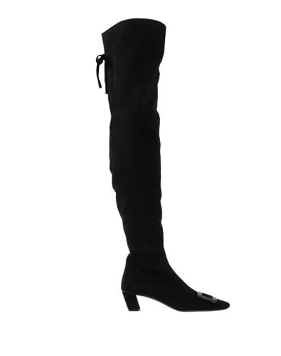 Roger Vivier Woman Boot Black Size 7 Leather