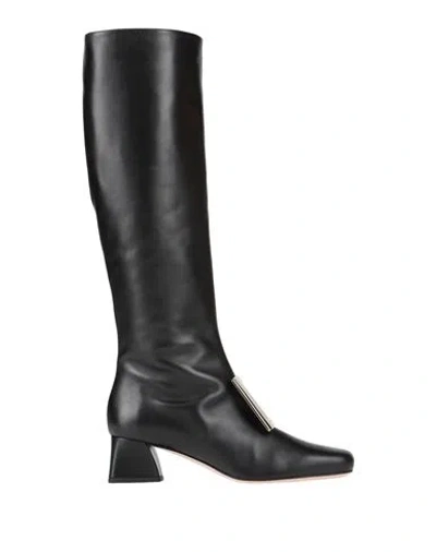 Roger Vivier Woman Boot Black Size 8 Leather