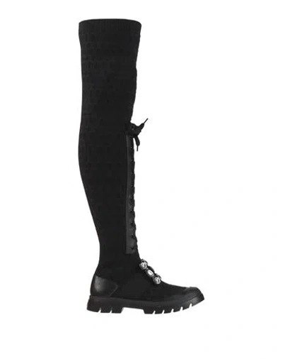 Roger Vivier Woman Boot Black Size 8 Textile Fibers