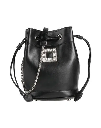 Roger Vivier Woman Cross-body Bag Black Size - Calfskin
