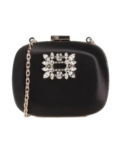 Roger Vivier Woman Cross-body Bag Black Size - Textile Fibers