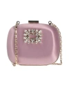 Roger Vivier Woman Cross-body Bag Light Purple Size - Textile Fibers In Purple