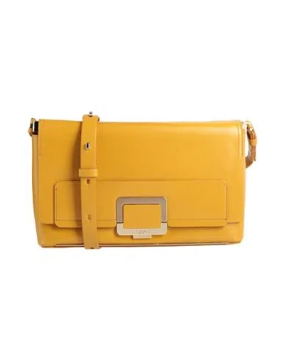 Roger Vivier Woman Cross-body Bag Mustard Size - Leather In Yellow