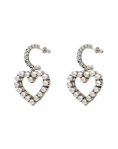 Roger Vivier Woman Earrings Silver Size - Metal