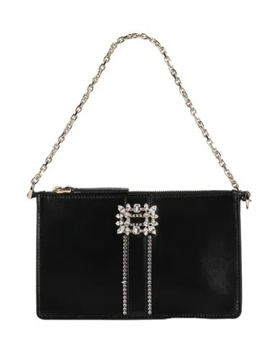 Roger Vivier Woman Handbag Black Size - Calfskin