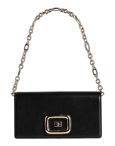 Roger Vivier Woman Handbag Black Size - Leather