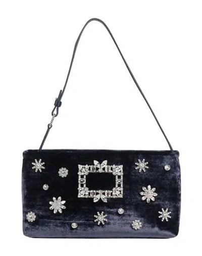 Roger Vivier Woman Handbag Purple Size - Textile Fibers