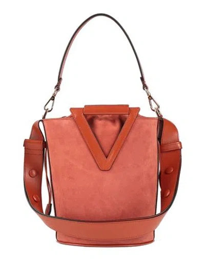 Roger Vivier Woman Handbag Rust Size - Leather In Red