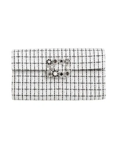 Roger Vivier Woman Handbag White Size - Textile Fibers