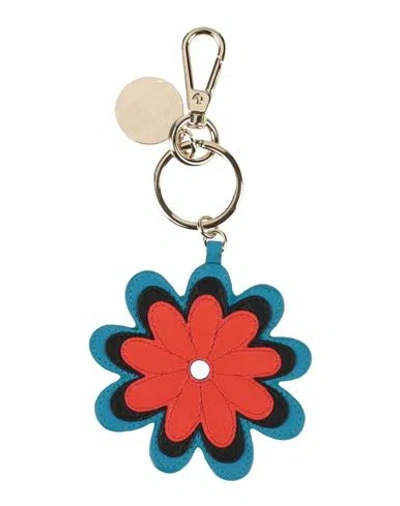 Roger Vivier Woman Key Ring Tomato Red Size - Leather