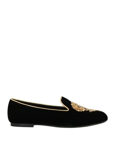 Roger Vivier Woman Loafers Black Size 6 Textile Fibers
