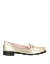 Roger Vivier Woman Loafers Gold Size 8 Leather In Multi