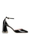 Roger Vivier Roundytoe Ankle Strap Dec 85 In Black