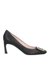 Roger Vivier Trompette 70 Metal Black Pumps In Black