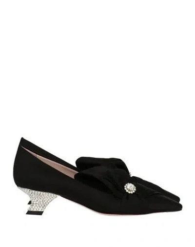 Roger Vivier Womens Black Heel