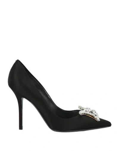 Roger Vivier Woman Pumps Black Size 6 Textile Fibers