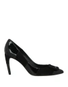 Roger Vivier Woman Pumps Black Size 7.5 Leather In Multi