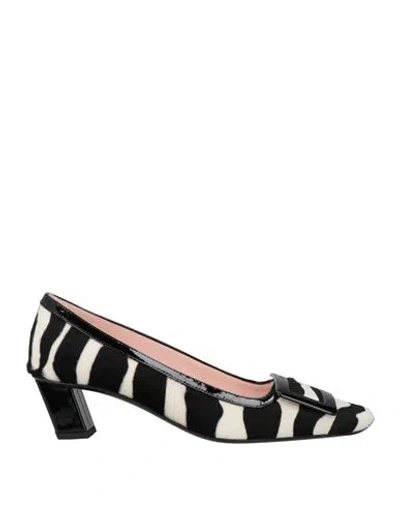 Roger Vivier Woman Pumps Black Size 8 Leather