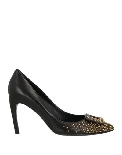 Roger Vivier Woman Pumps Black Size 8 Leather