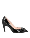 Roger Vivier 85mm Choc Patent Leather Pumps In Black