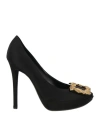 Roger Vivier Woman Pumps Black Size 8 Textile Fibers In Black