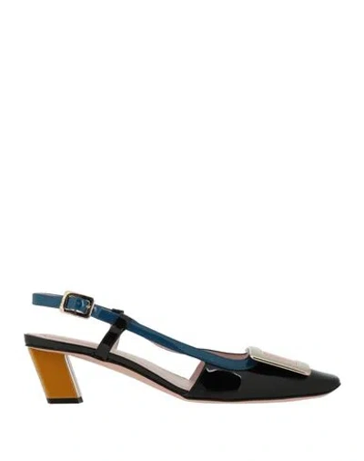 Roger Vivier Woman Pumps Bright Blue Size 5.5 Leather