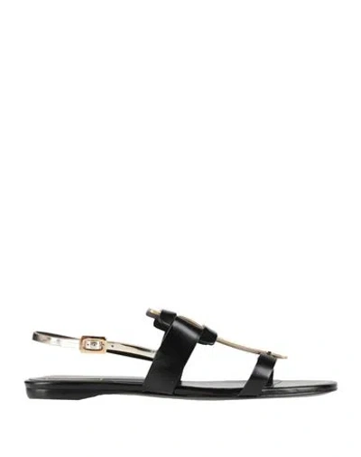 Roger Vivier Woman Sandals Black Size 7 Leather