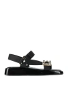 Roger Vivier Woman Sandals Black Size 6 Textile Fibers In Black
