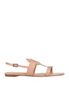 Roger Vivier Woman Sandals Blush Size 5.5 Leather In Pink