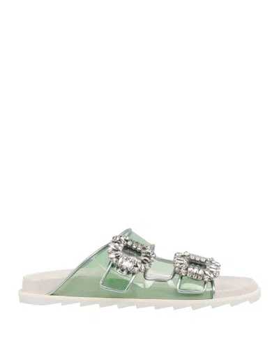 Roger Vivier Sandals In Green